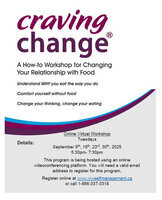 Craving Change®- ONLINE WORKSHOP- September 9, 2025